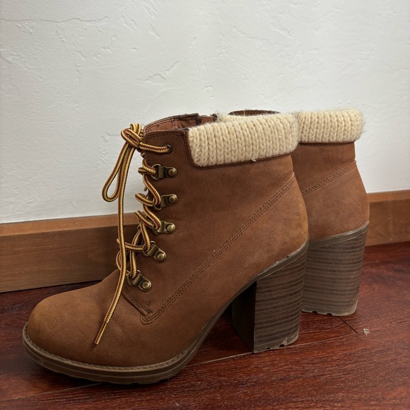 Heeled winter boots - Picture 3 of 9